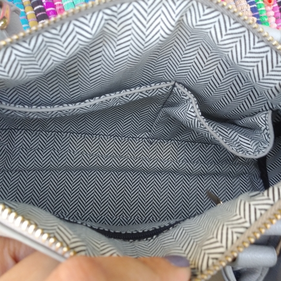 Gray quilted Shoulder - crossbody bag - Picture 6 of 14